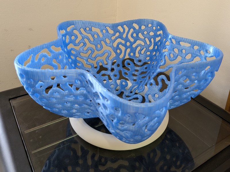 Gyroid 5-Petal Flower bowl preview
